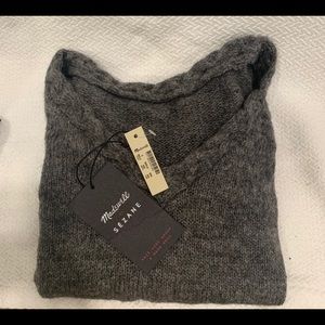 Madewell Sweaters - Grey Sezane Mohair Boatneck Sweater Madewell Sweaters - Grey Sezane Mohair Boatneck Sweater